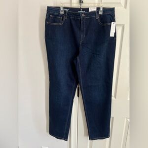 Liz Claiborne Dark Blue Tapered Jeans
